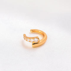 Diamond C unique ear cuff