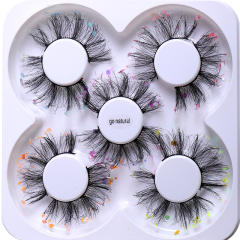 5pair party queen color false eyelashes