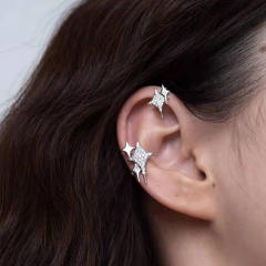 Star cartilage wrap  earrings