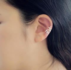 Leaf ear cuff