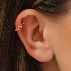 Creative chain ear cuff