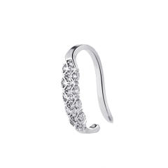 Diamond rhinestone ear cuff