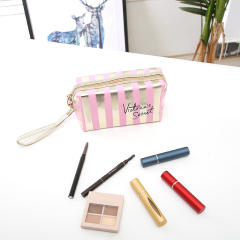 PU leather laser waterproof cosmetic bag