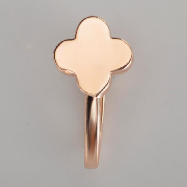 Tiny star triangle crown diamond ear cuff