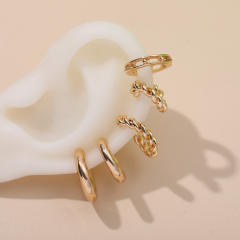 Fashion alloy ear cuff 5 pcs set