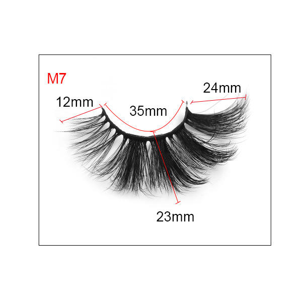 8D artificial mink hair false eyelashes