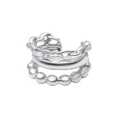 Diamond C shape ear cuff