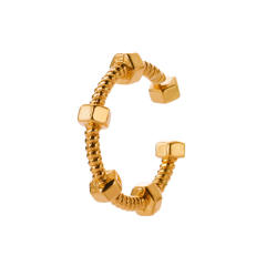 Diamond C shape ear cuff