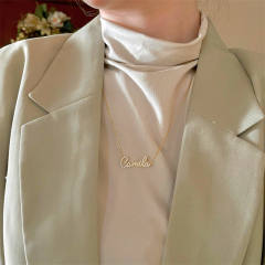 Occident fashion full of diamond custom necklace name necklace
