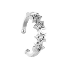 Diamond star ear cuff