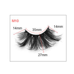 8D artificial mink hair false eyelashes