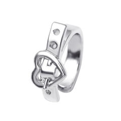 Diamond C shape ear cuff
