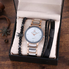 Elegant bracelet men watch set