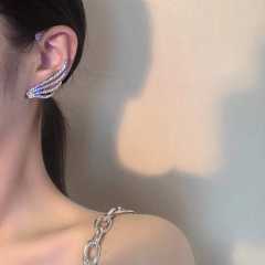 Rhinestone wring unique ear wrap