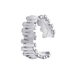 Diamond C shape ear cuff