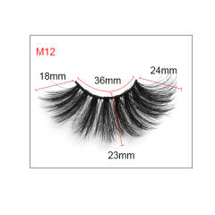 8D artificial mink hair false eyelashes