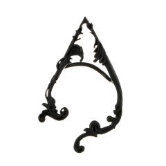 Retro dragon pattern alloy wrap earrings