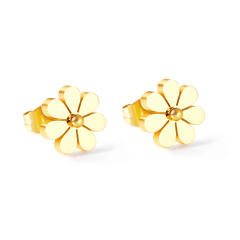 Sweet daisy stainless steel ear studs