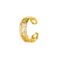 Diamond C shape ear cuff