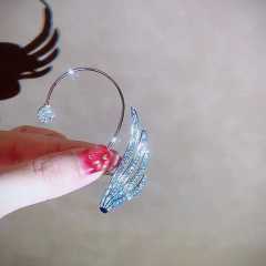 Rhinestone wring unique ear wrap