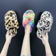 Autum winter fluffy slippers