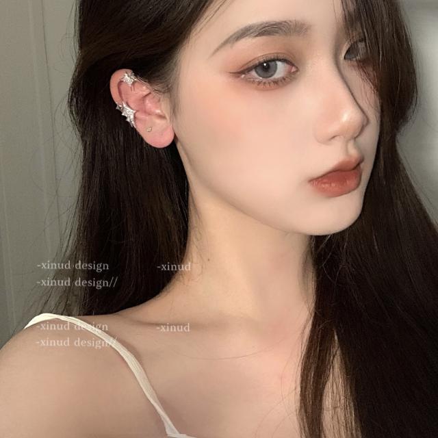 Star cartilage wrap  earrings