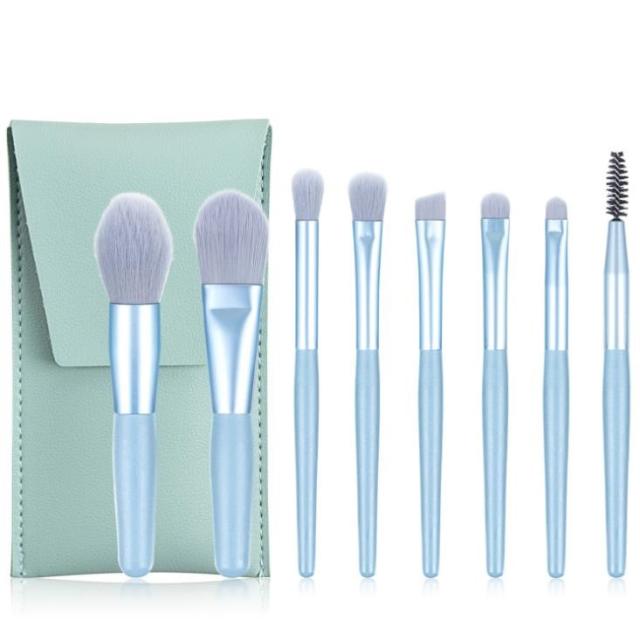 Mini size 8pcs makeup brushes