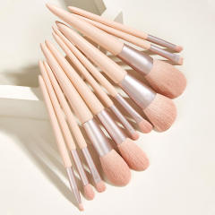 11pcs pink color makeup brushe set