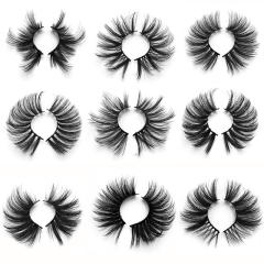8D artificial mink hair false eyelashes