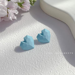 Light blue color sereis summer korean fashion ear studs