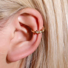 Diamond star ear cuff