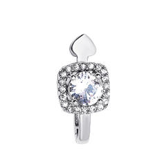 Diamond C shape ear cuff