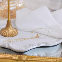 Korean fashion pearl beaded tassel ear wrap