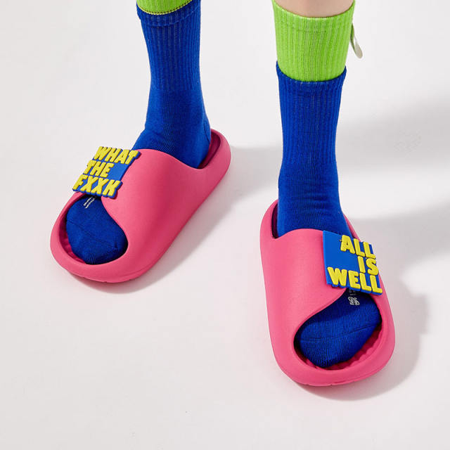 2022 new macaron color house slippers