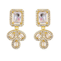 AAA cubic zircon wedding earrings