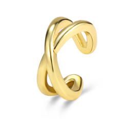 Fashion pearl rhinestone alloy ear cuff