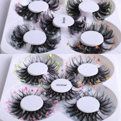 5pair party queen color false eyelashes