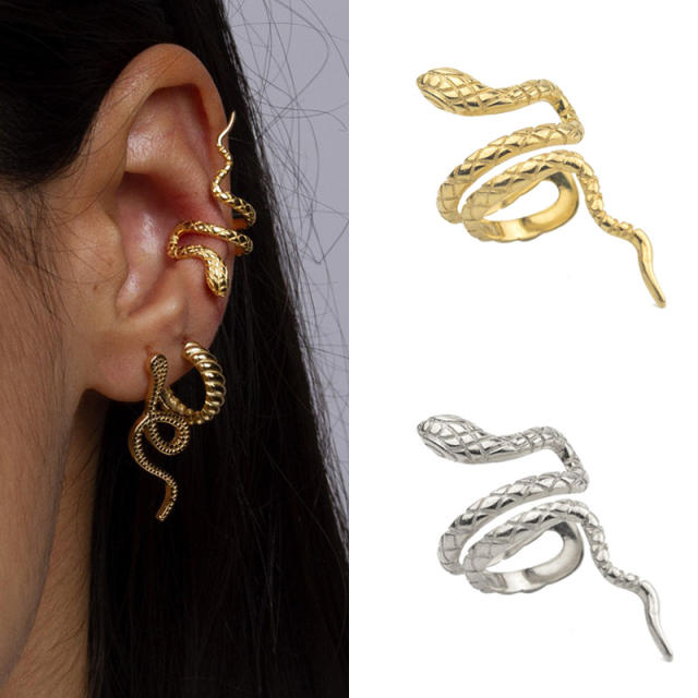 Ebay hot sale real gold plated snake ear cuff