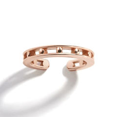 Fashion hollowed out alloy ear cuff