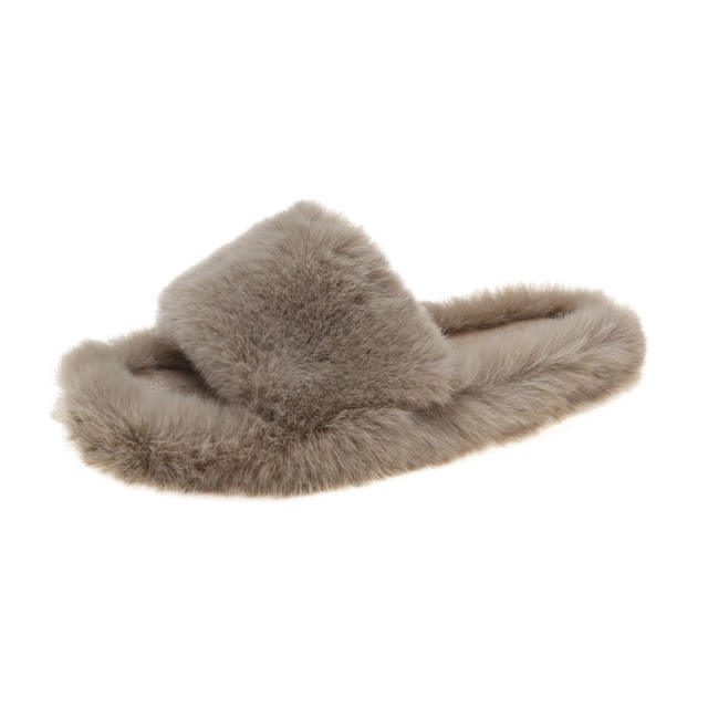 2022 fluffy slippers for women
