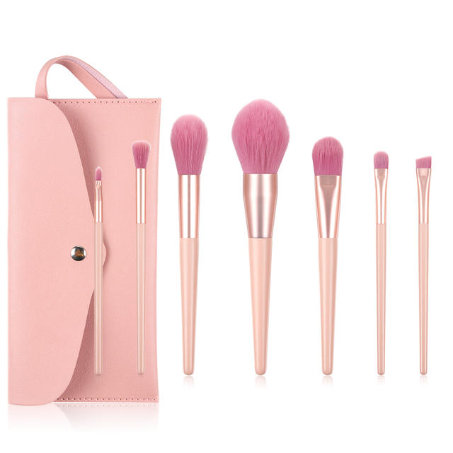 7pcs/12pcs pink color makeup brushes set