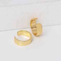 Simple alloy ear cuff