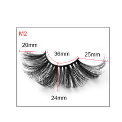 8D artificial mink hair false eyelashes
