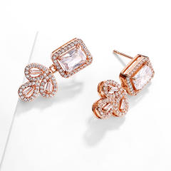 AAA cubic zircon wedding earrings