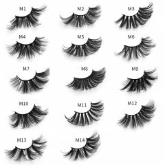 8D artificial mink hair false eyelashes