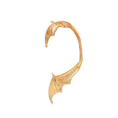 Retro dragon pattern alloy wrap earrings