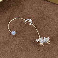 Tiktok similar design diamond unicorn ear wrap