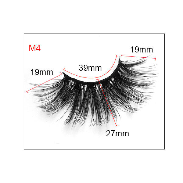 8D artificial mink hair false eyelashes
