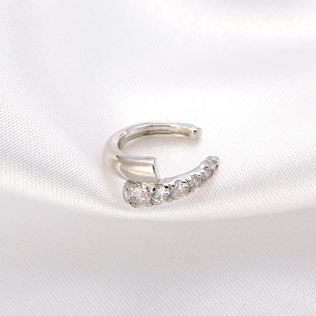 Diamond C unique ear cuff