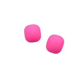 Concise candy color square shape ear match ear studs